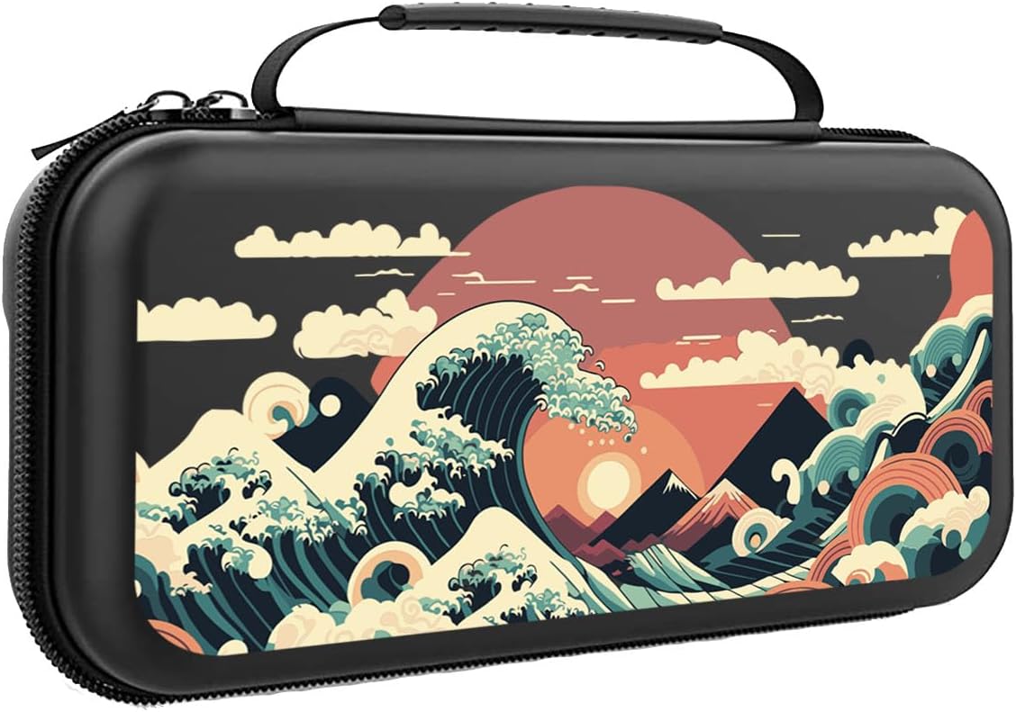 Great Wave Switch Case for Nintendo Switch OLED and Lite Travel