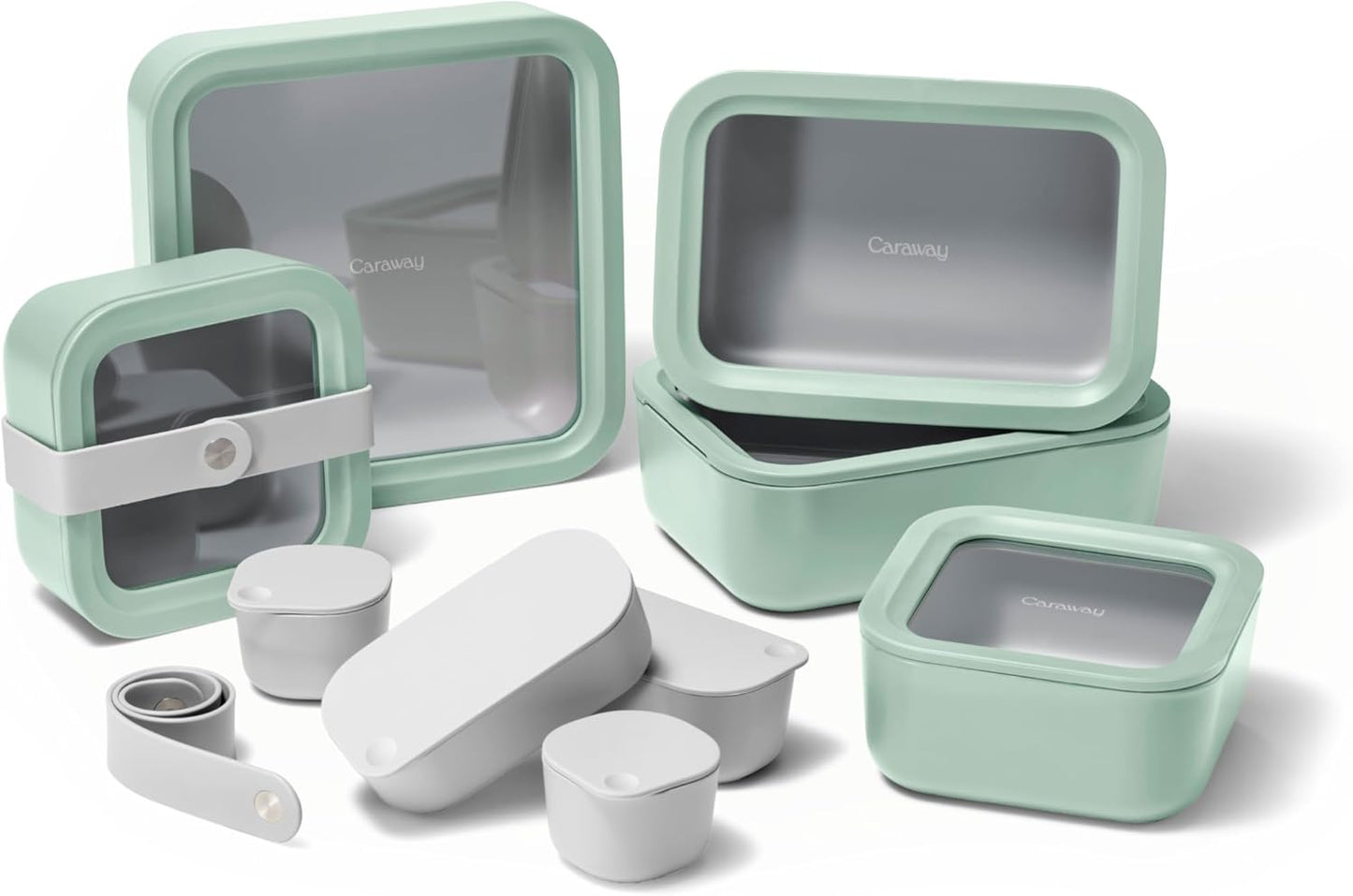 Caraway 14pc Glass Food Storage Container Set for Freshness