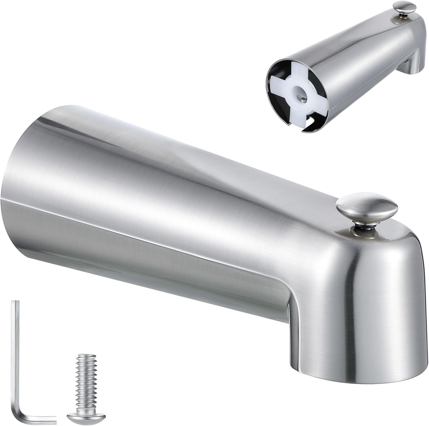 Enhon 7 Inch Slip on Tub Spout with Diverter for Moen 3839