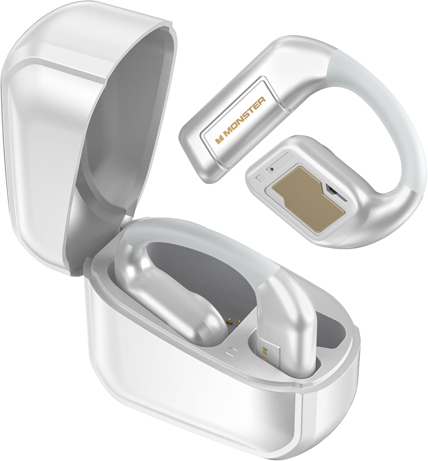 Monster Open Ear AC310 Wireless Earbuds - HiFi Sound, 60H Playtime!