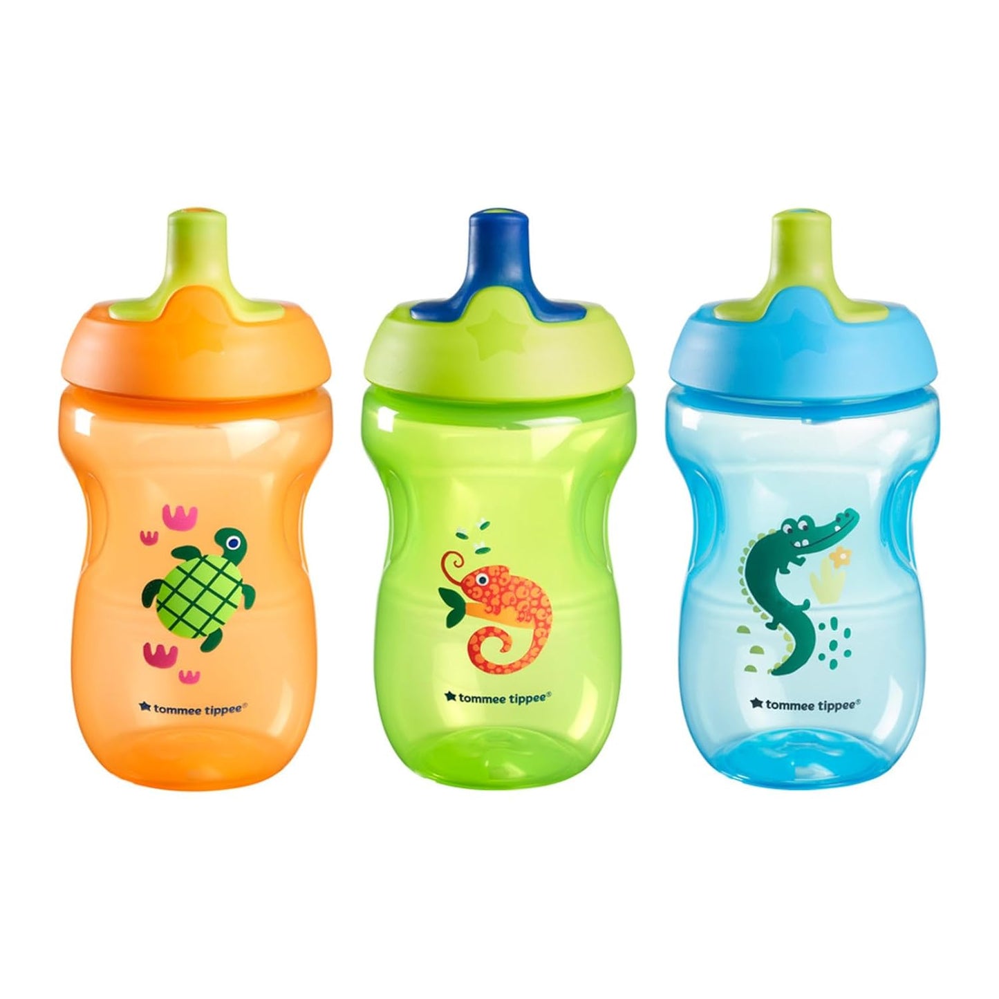 Tommee Tippee 10oz Sippy Cup Trio - Spill-Proof, Bite Resistant, Easy Hold - 12M+ Kids