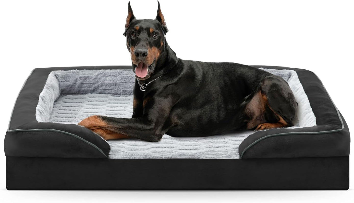 FURTIME Orthopedic Dog Bed for Extra Large Dogs - Comfortable Support