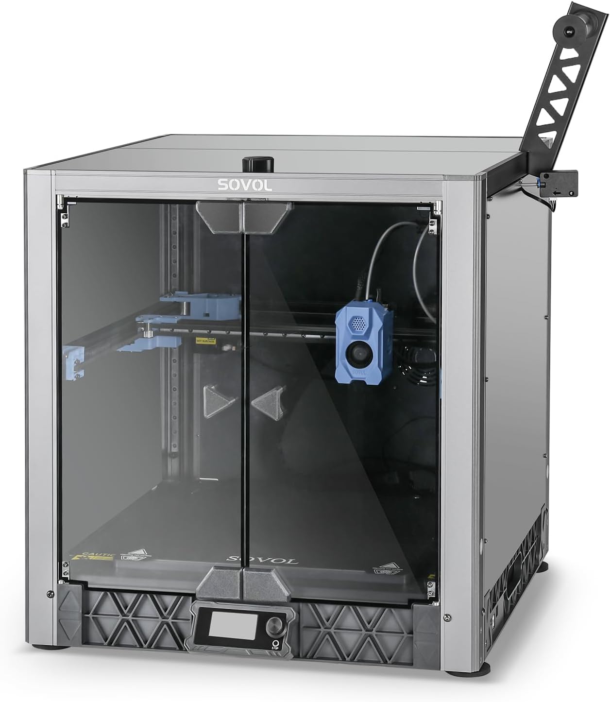 Sovol Metal and Tempered Glass Open Enclosure for SV08 Printing
