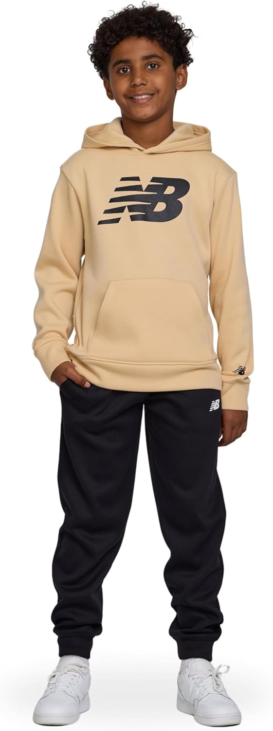 New Balance Boys Athletic Hoodie & Joggers Set for Active Play