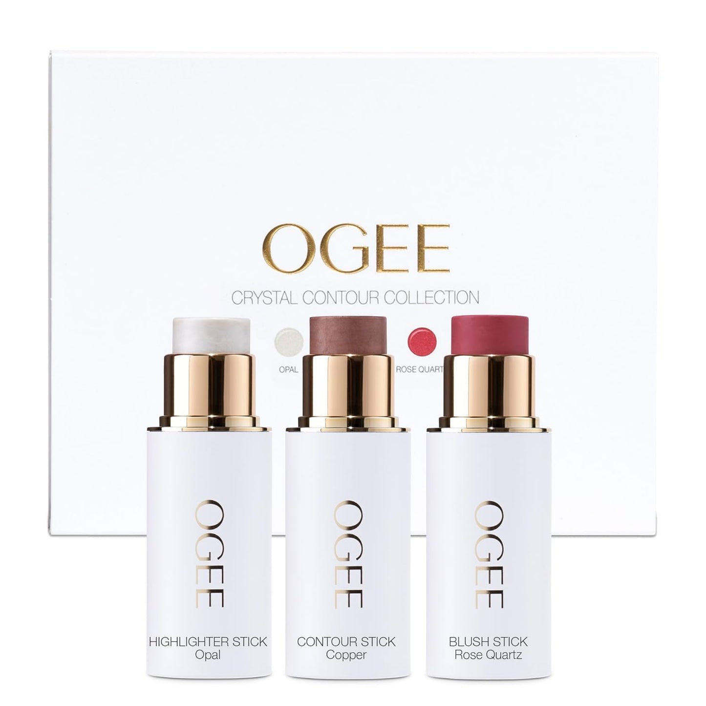 Ogee Face Stick Trio - Organic Contour Makeup Collection