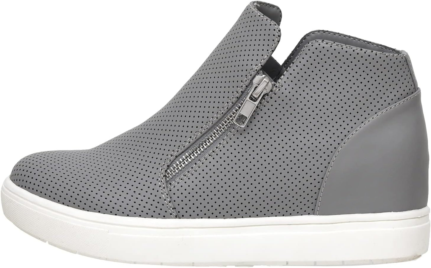 CUSHIONAIRE Women's Hart Hidden Wedge Sneaker for Comfort