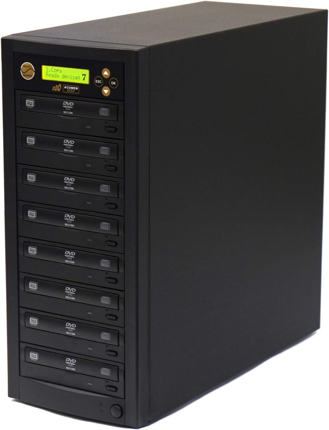 Acumen Disc 1 to 7 DVD CD Duplicator - Easy to Use Copier