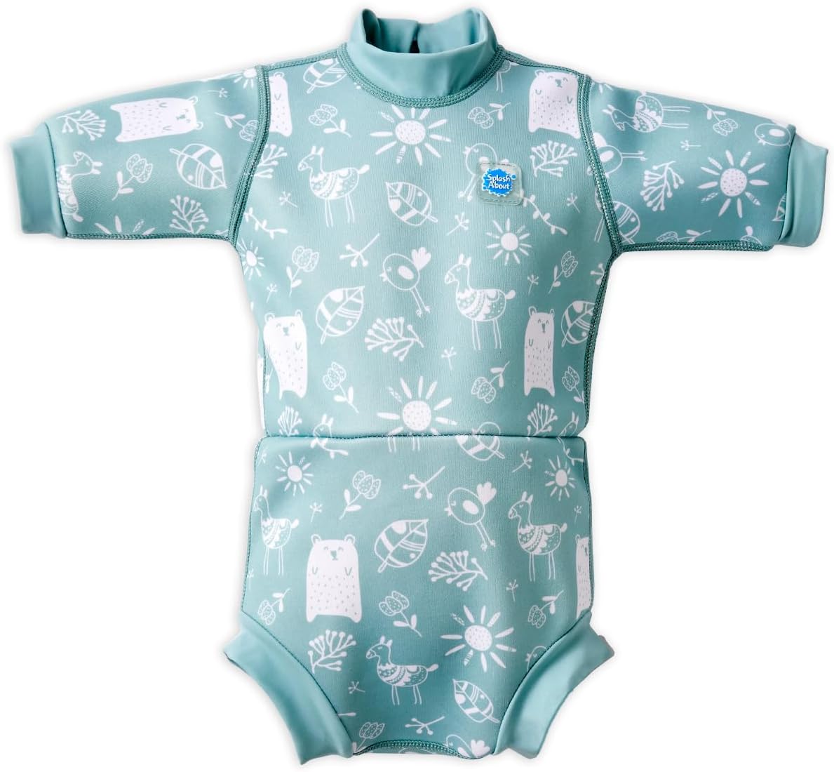 Happy Nappy Wetsuit for Babies & Toddlers with Swim Diaper