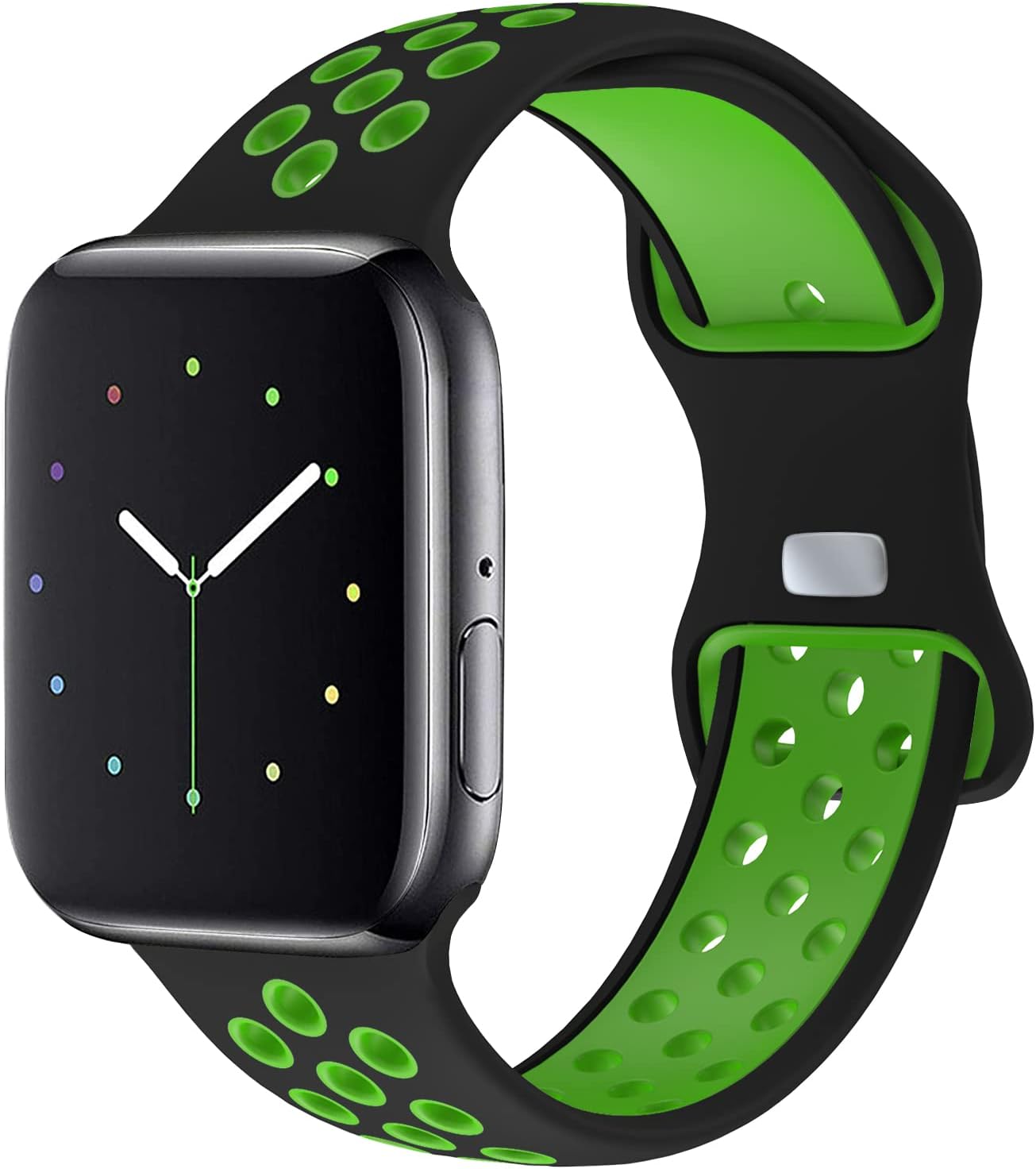 Ultra Breathable Silicone Sport Band for Apple Watch 42mm-49mm by NOY