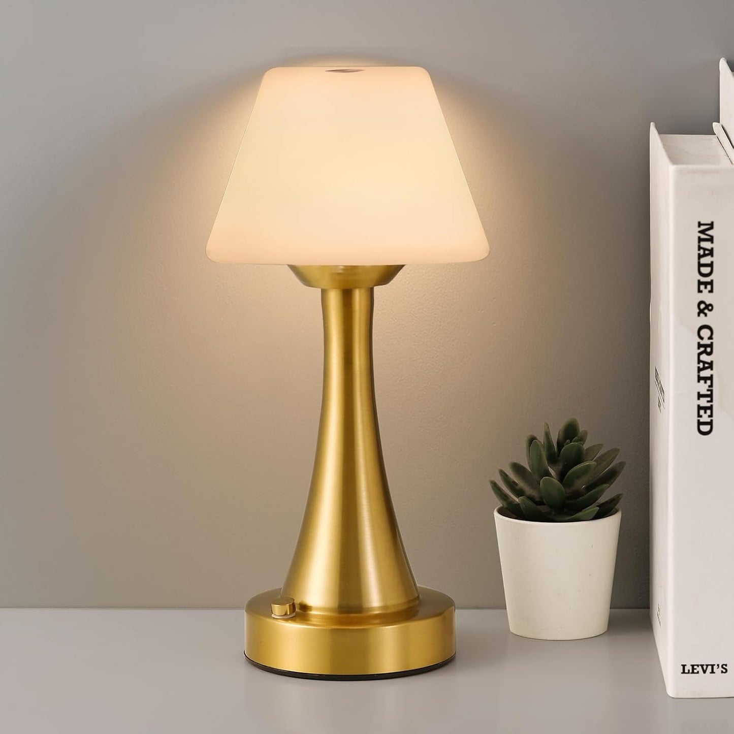 Portable Cordless LED Desk Lamp - Brighten Any Space!