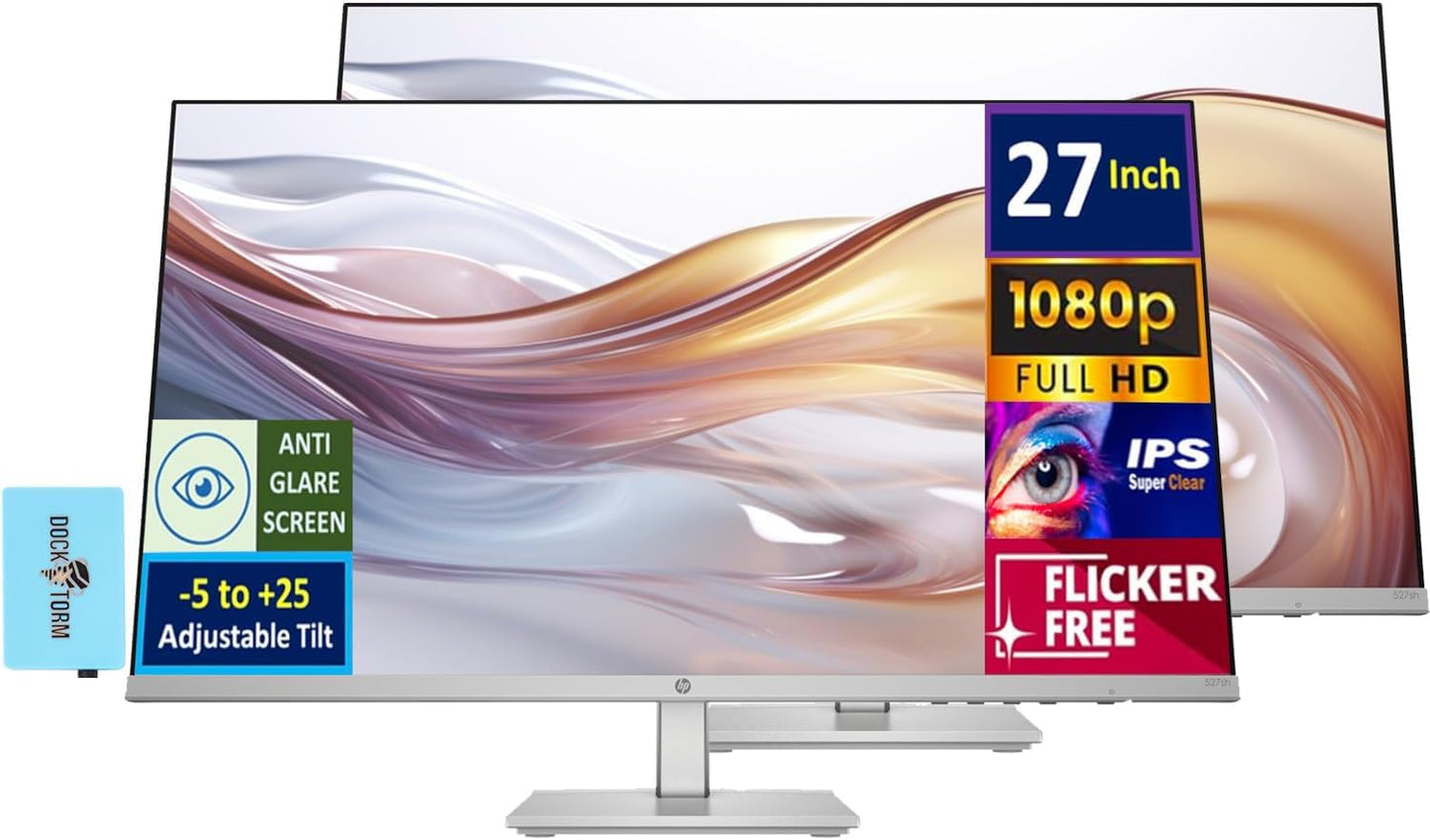 HP Series 5 527sh 27 Inch 100Hz FHD Monitor with Adjustable Features