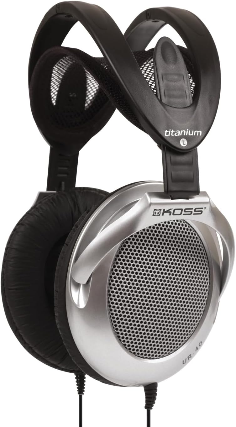 Koss UR40 Collapsible Over-Ear Headphones for Superior Sound