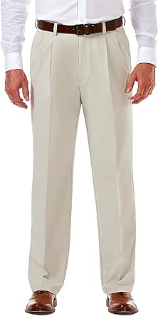 Haggar Men's Cool 18 Pro Classic Fit Pleat Front Pants Review