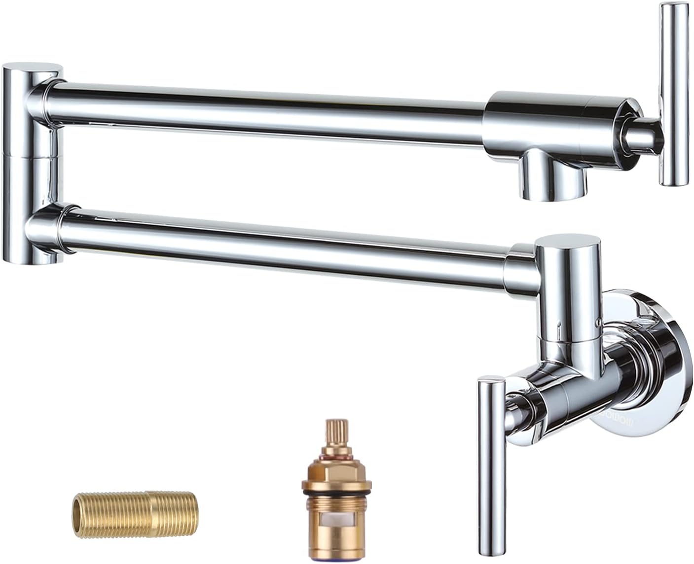WOWOW Pot Filler Faucet Chrome for Modern Kitchen Design