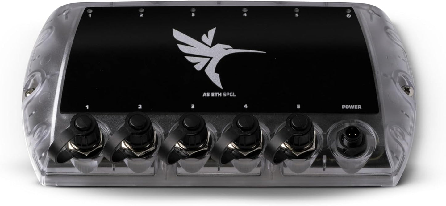 Humminbird 5 Port Ethernet Switch for Reliable Marine Networking