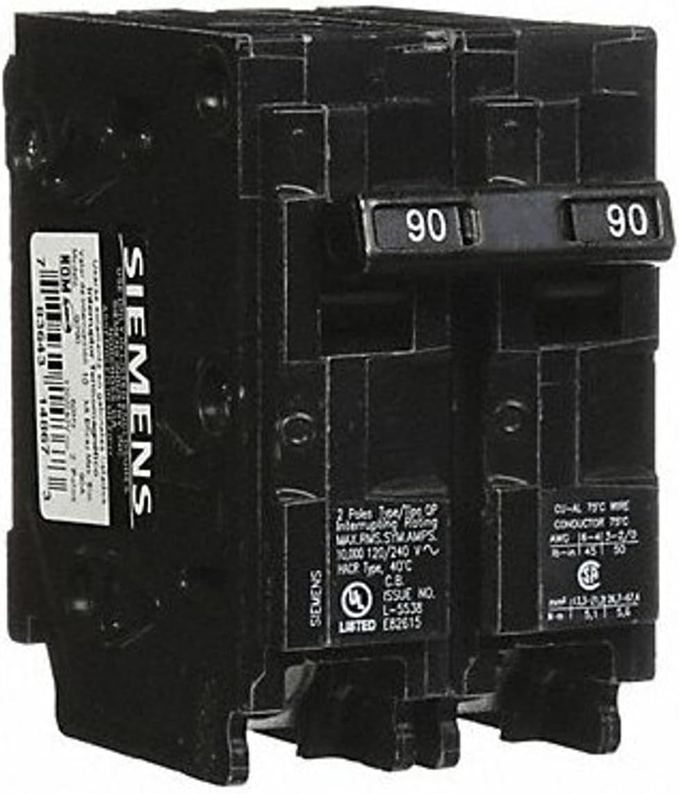 SIEMENS Q290 90-Amp Double Pole Type QP Circuit Breaker Review