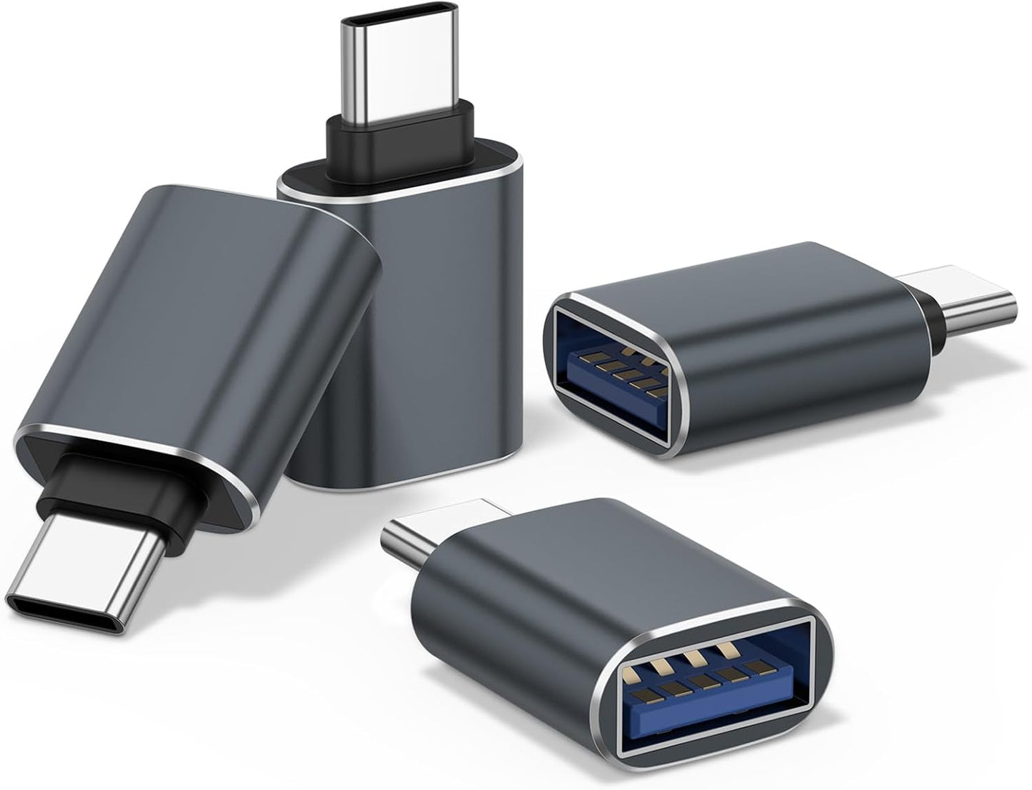 4-Pack Meliya USB-C to USB 3.0 Adapters - Expand Your Compatibility!
