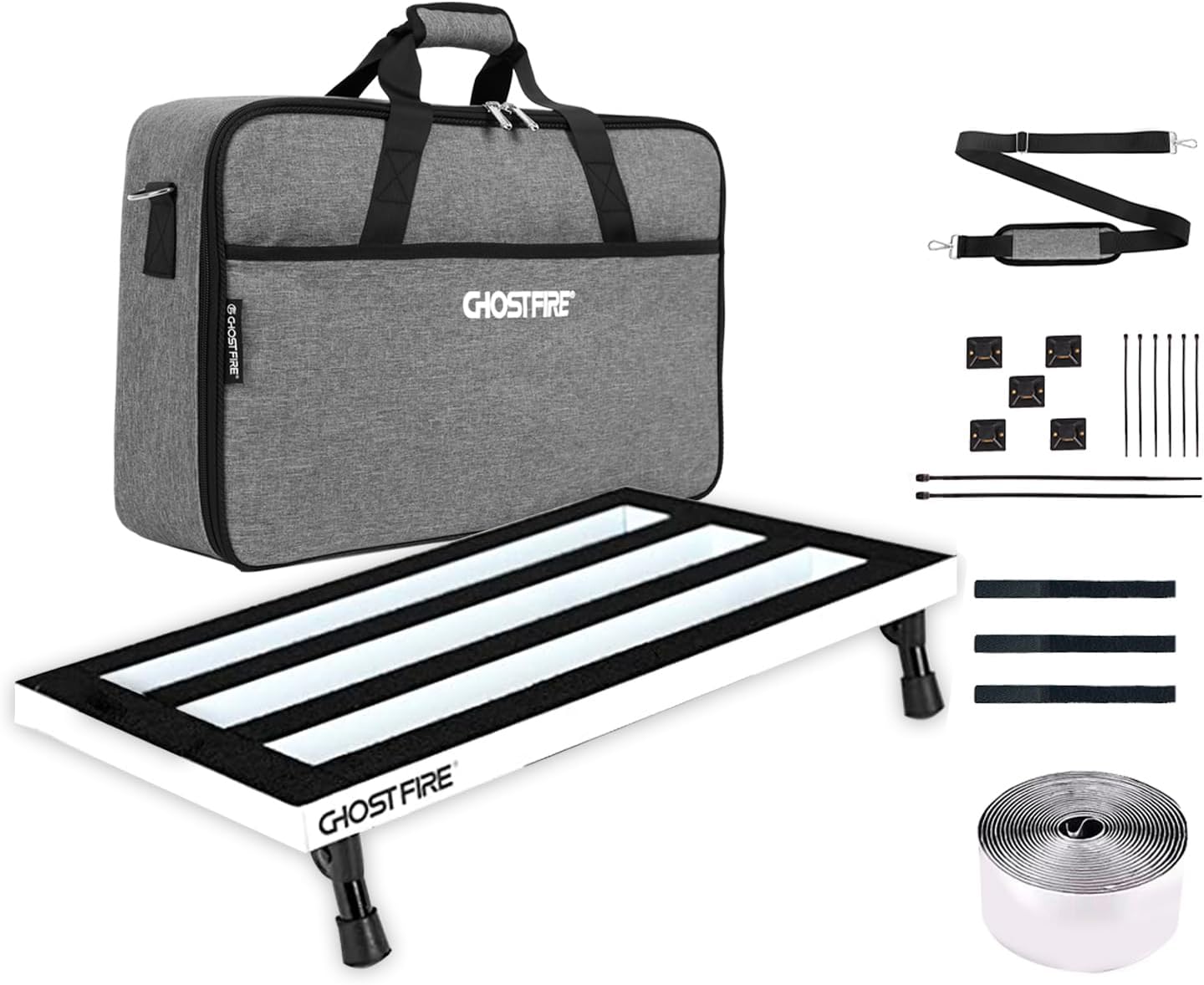 Ghost Fire Guitar Pedal Board: Lightweight Aluminum Alloy Design