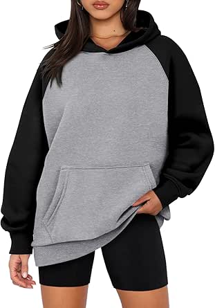 onlypuff Women Hoodies Pullover Long Sleeve Sweatshirt Top