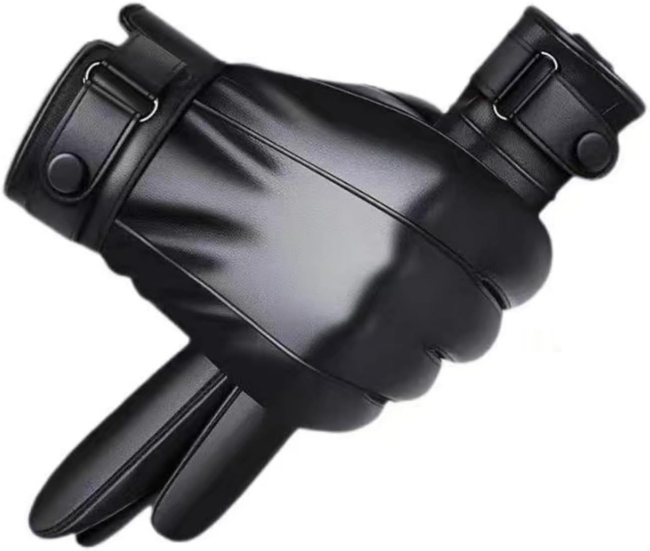 POONWEI Men's Leather Touchscreen Gloves