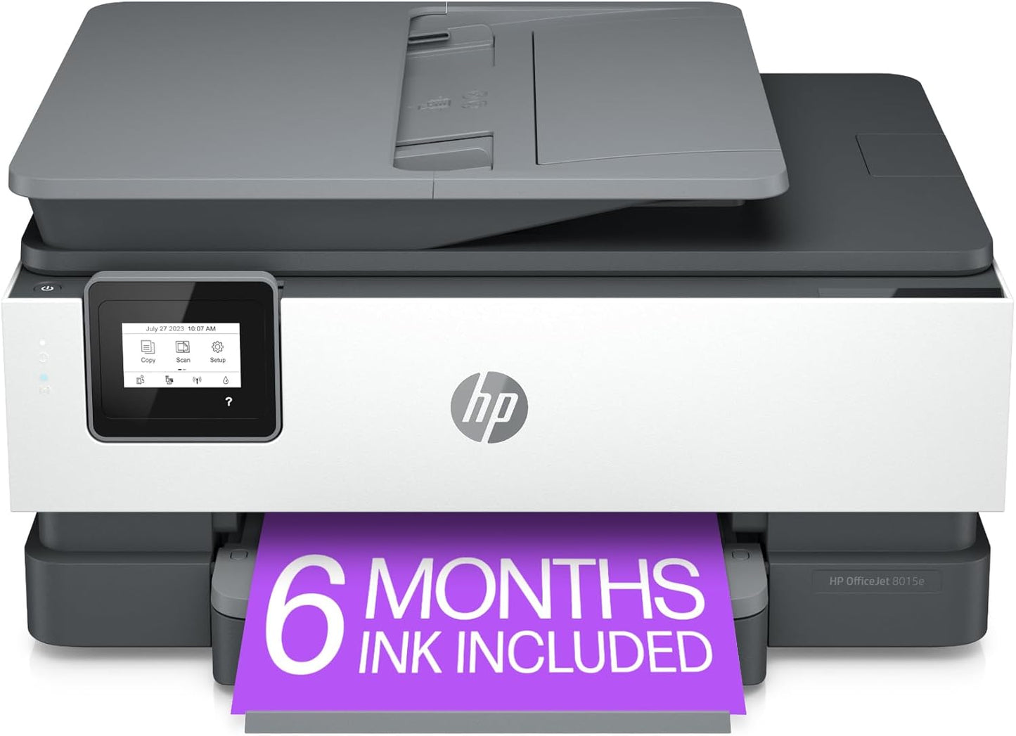 HP OfficeJet 8015e: Wireless Color Printer with 6 Months Instant Ink