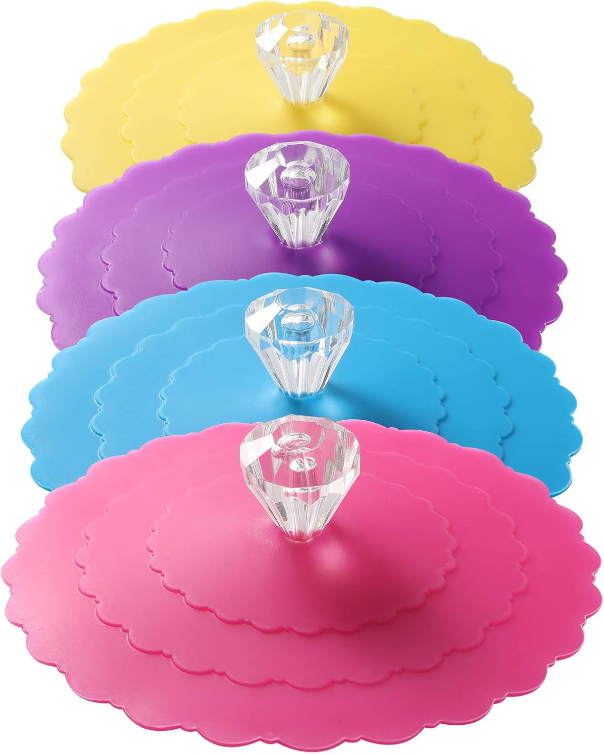 Colorful Silicone Cup Lids - Keep Drinks Hot!