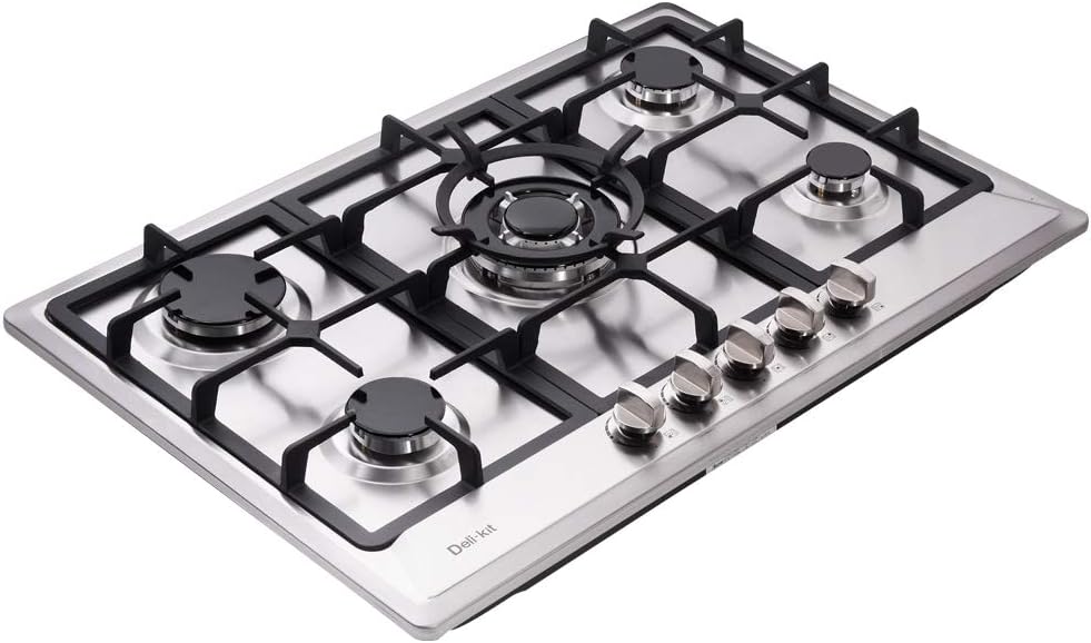 30 inch Gas Cooktop with 5 Burners for Efficient Cooking