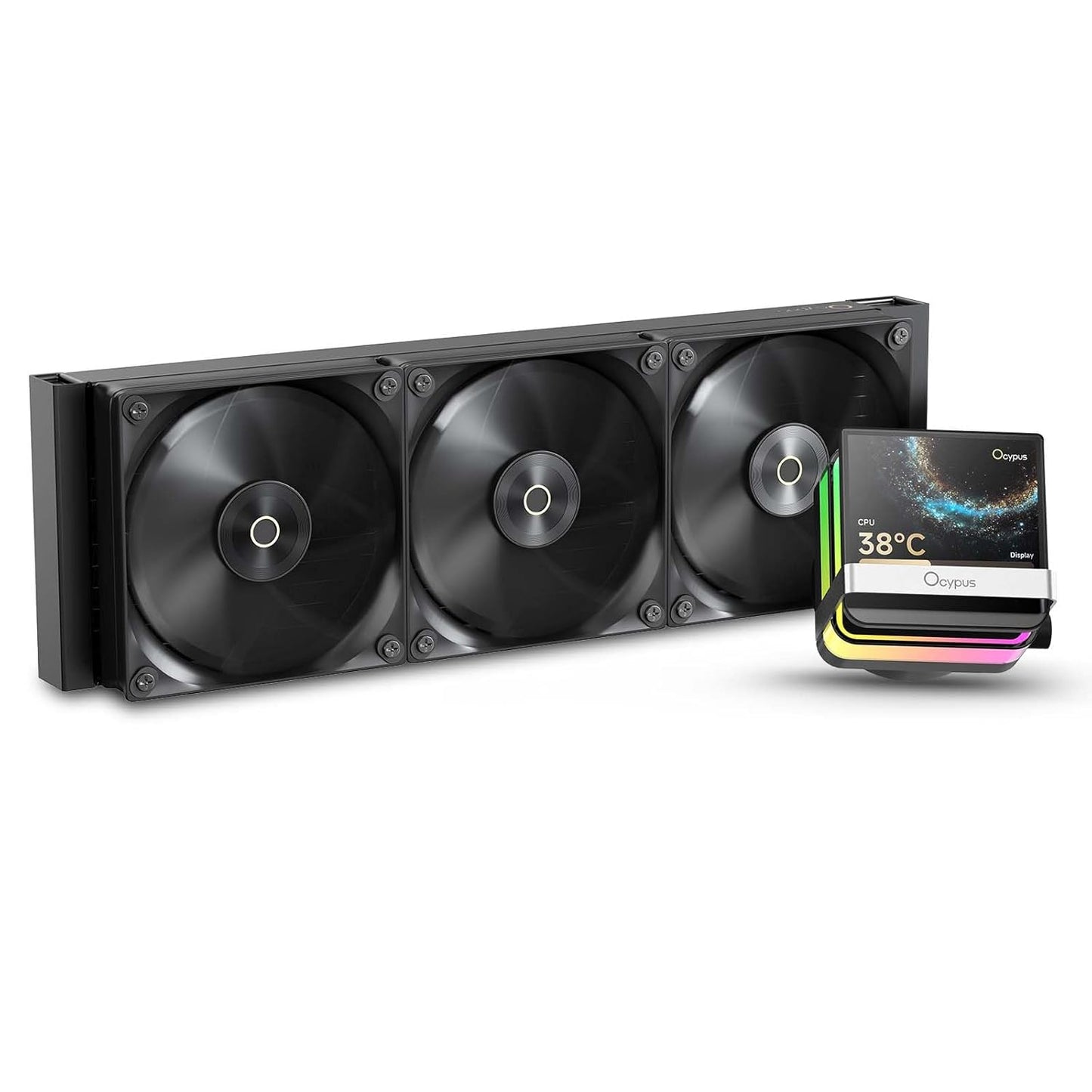 Sigma PRO L36 BK Liquid CPU Cooler with Ultra-Narrow Bezel Screen