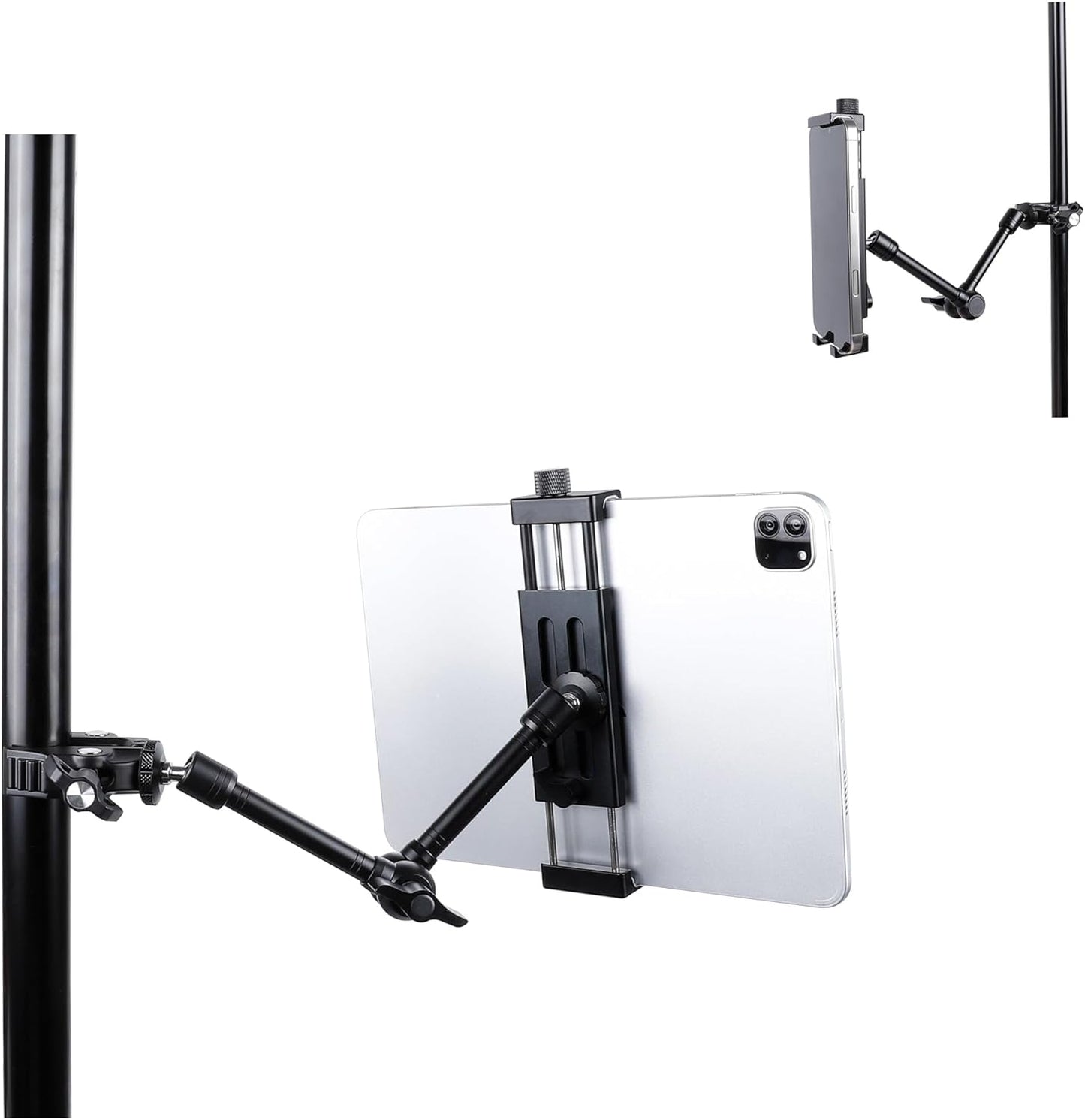 All-Aluminium Tablet Holder for Bike Handlebar and More