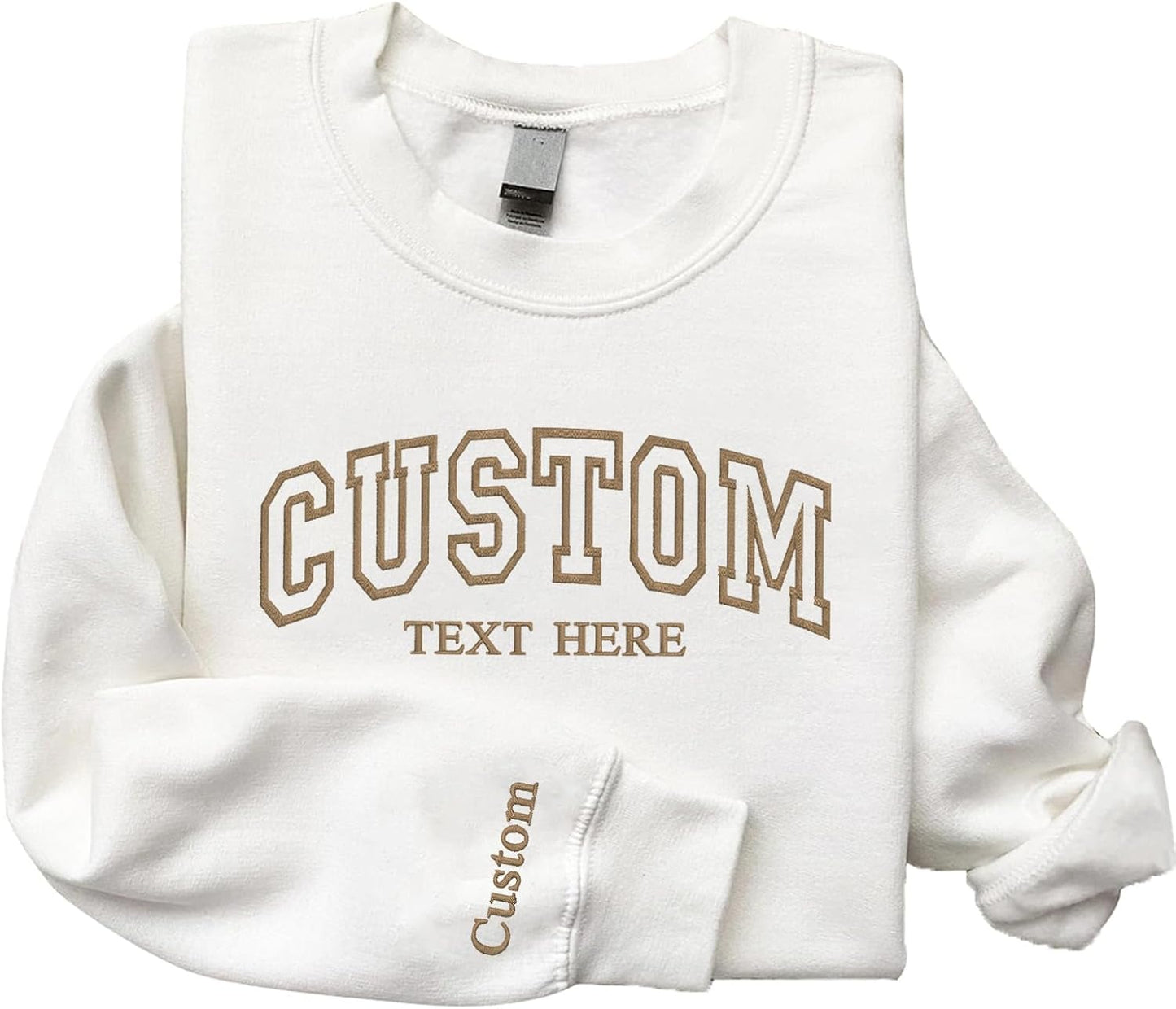 Custom Embroidered Oversized Sweatshirt - Stylish & Personalized