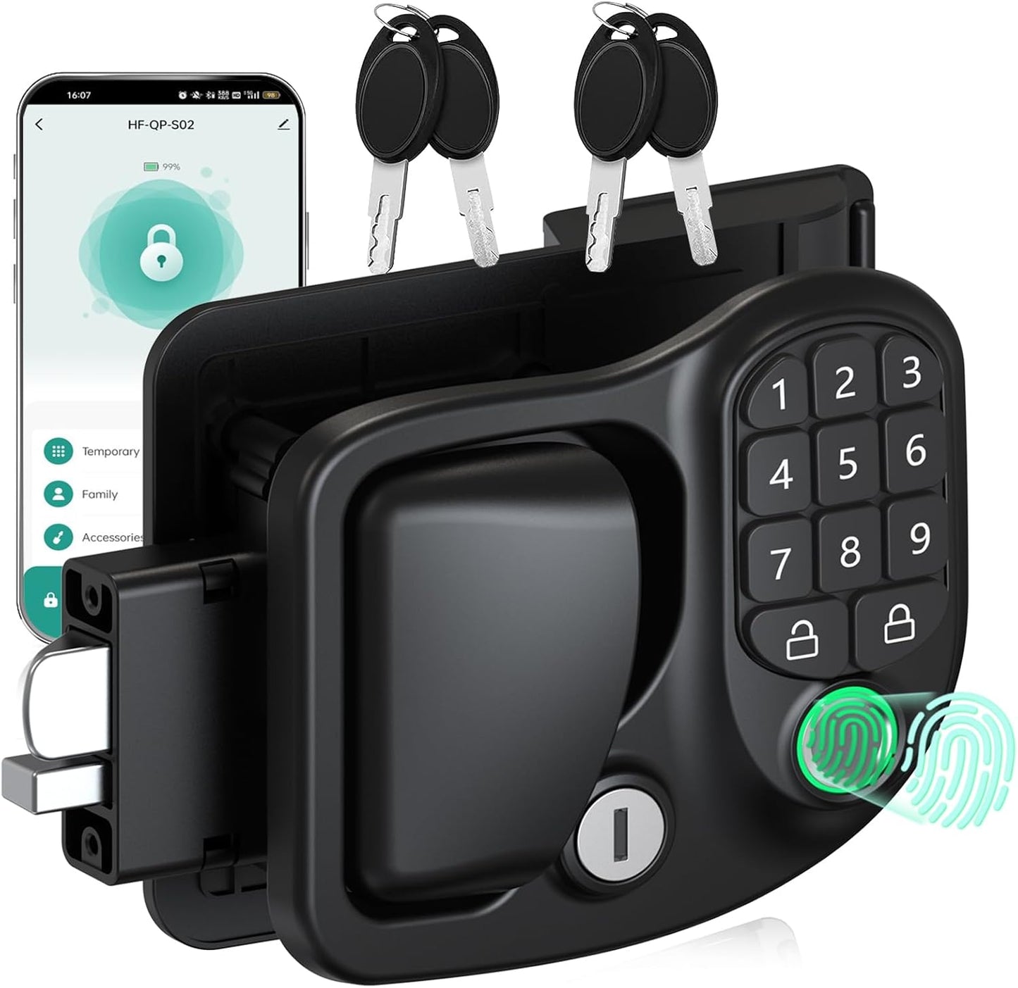 Upgraded RV Door Lock Replacement with Keyless Entry Features