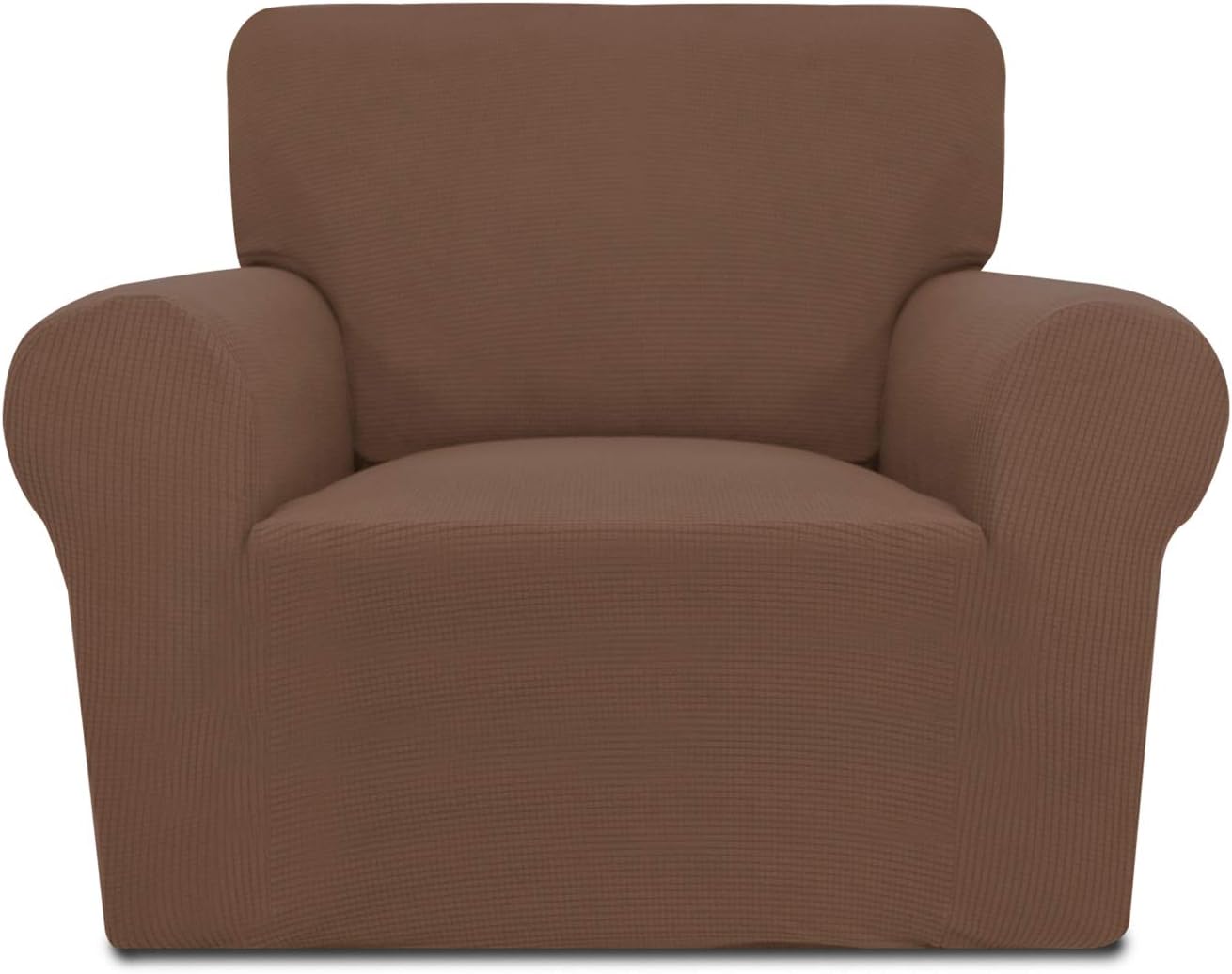 PureFit Stretch Chair Sofa Slipcover for Kids, Brown Color