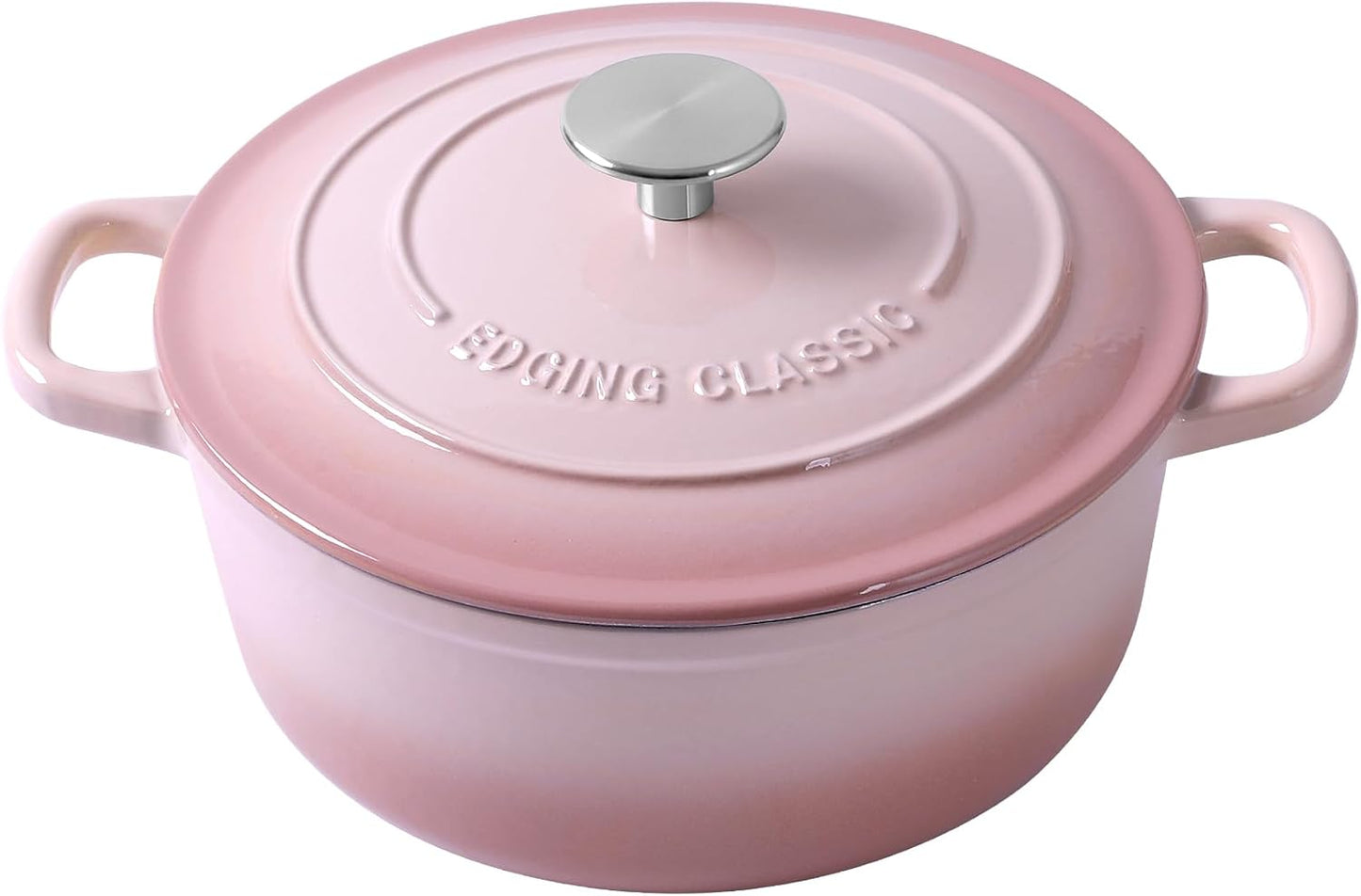 Enameled Cast Iron Covered Dutch Oven for Bread Baking, 7 Quart