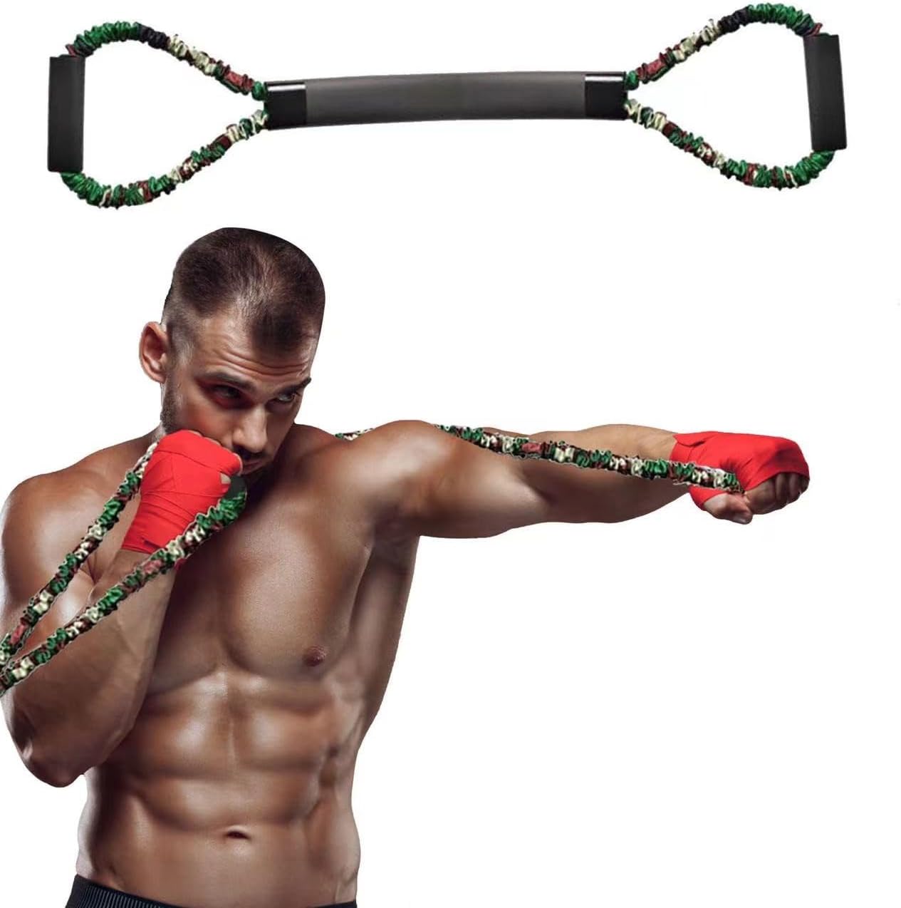 Shadow Kicking Resistance Bands - Full Body Workout