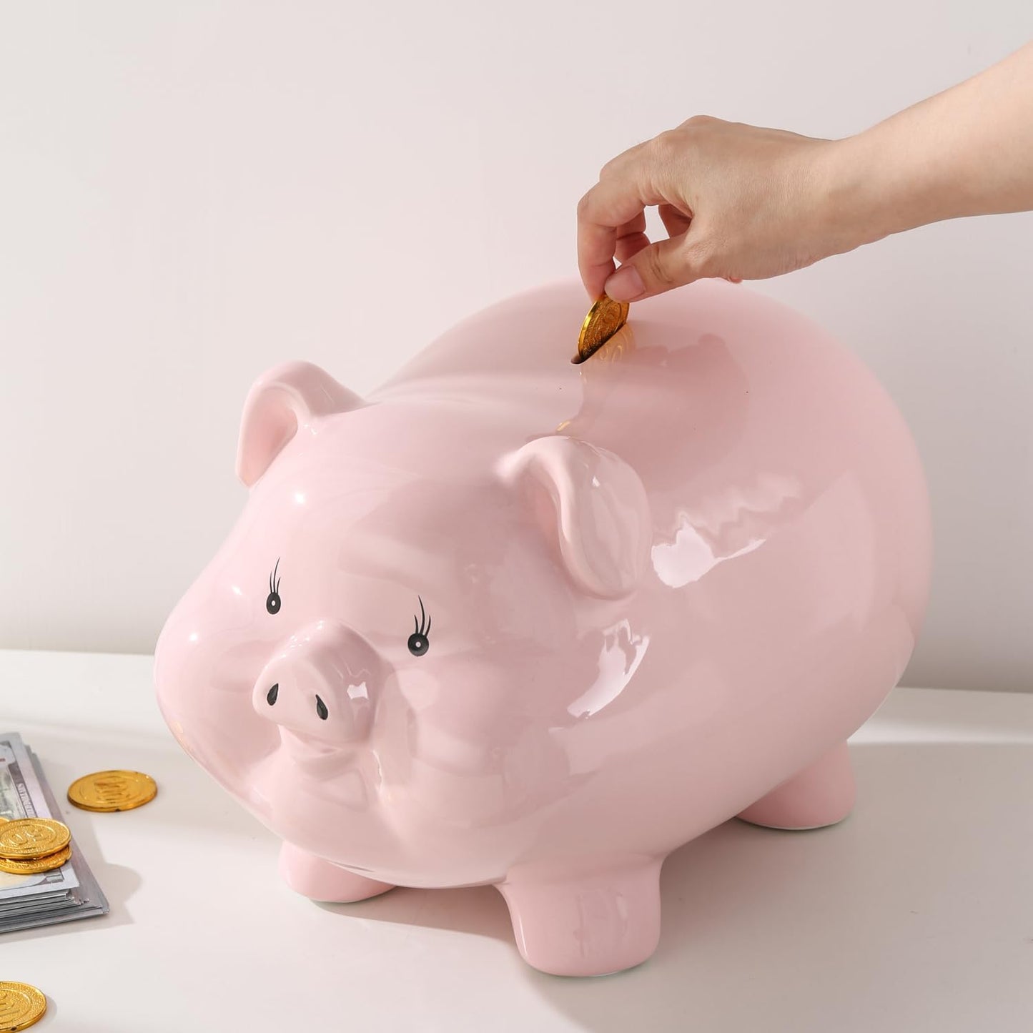 13 Large Piggy Bank for Adults by PIG WORLD - Modern Decor