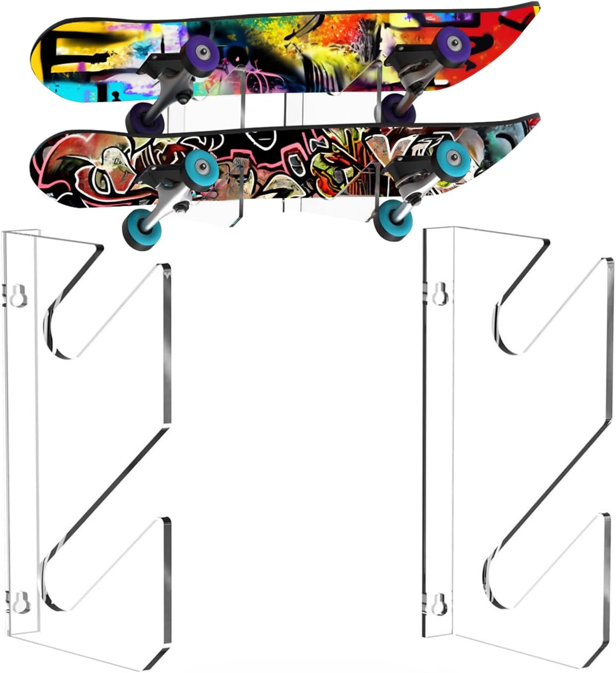 Space-Saving Skateboard Rack | DASHTHER