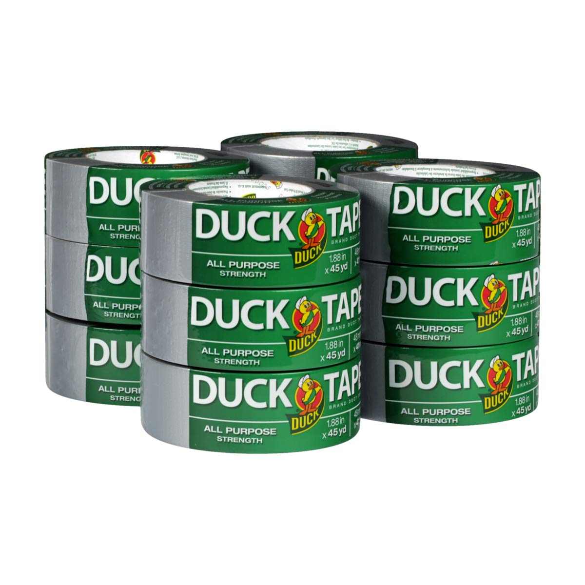 The Original Duck Tape Duct Tape 12-Pack for All Repairs