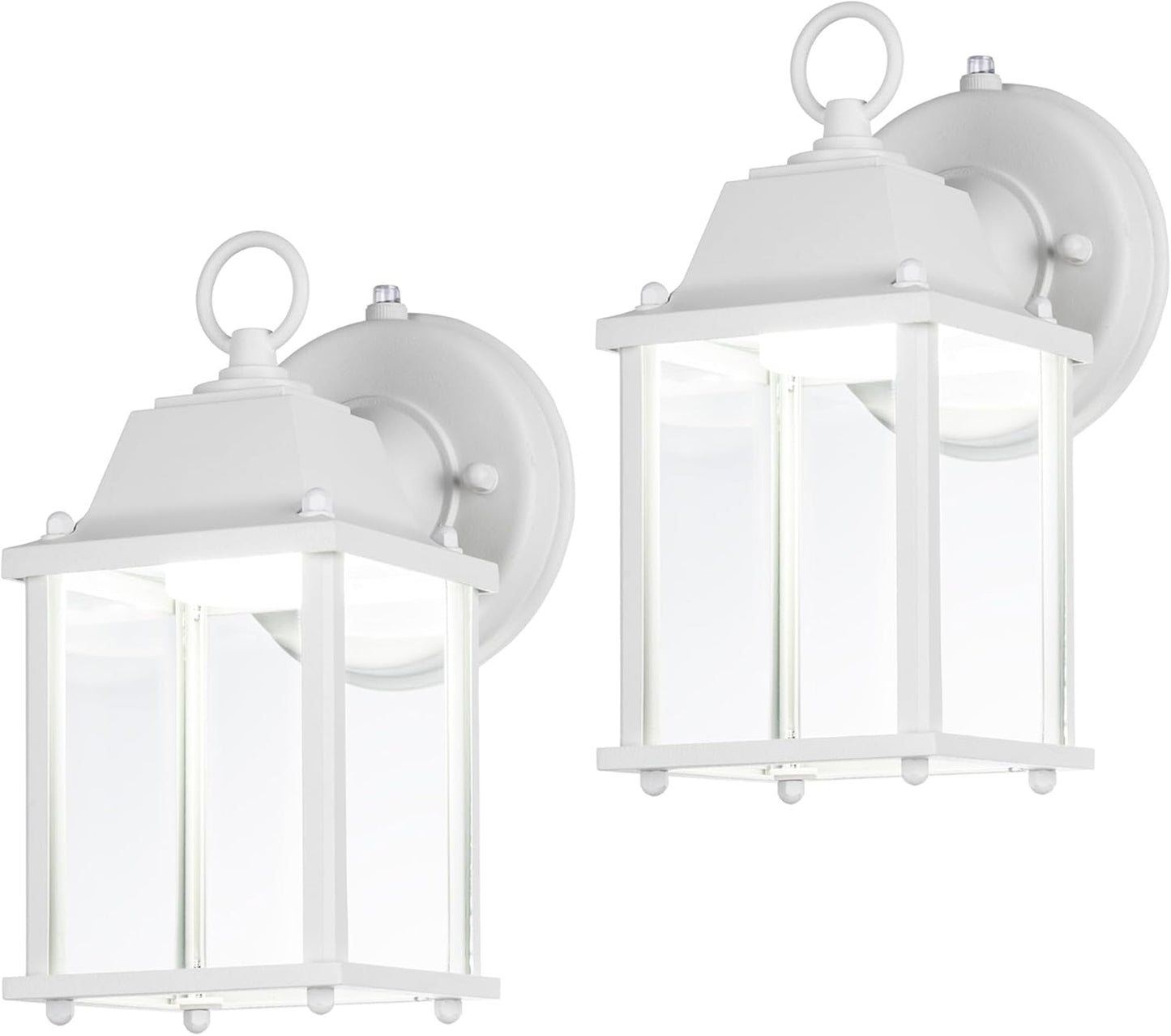 LIT-PaTH Dusk to Dawn Outdoor Wall Lantern for Bright Lighting