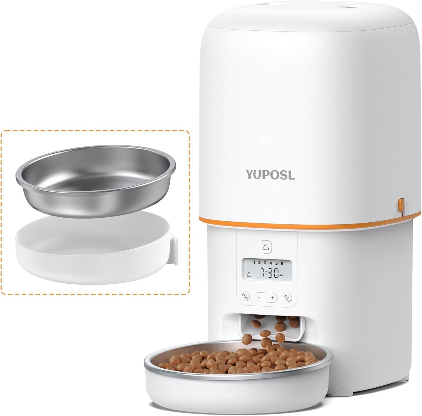 Automatic Cat Feeder with 4L Capacity for Timed Feeding Needs