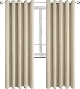 BGment Room Darkening Curtains for Bedroom - 84 Inch Panels