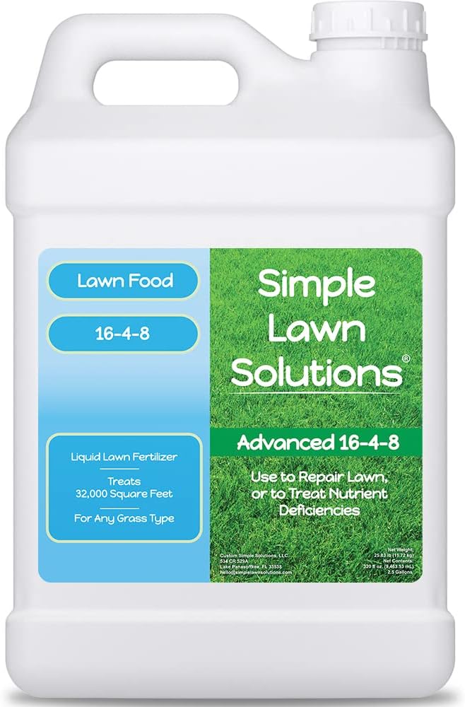 Advanced 16-4-8 Lawn Fertilizer for Lush Green Grass Growth