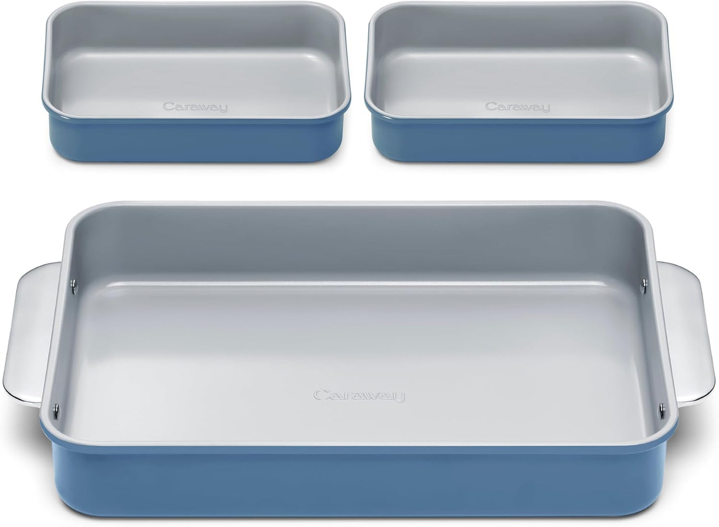 Caraway Nonstick Rectangle Baking Pan Set for Perfect Baking