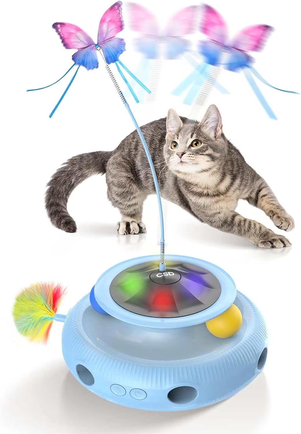 Rechargeable Interactive Cat Toy - End Boredom!