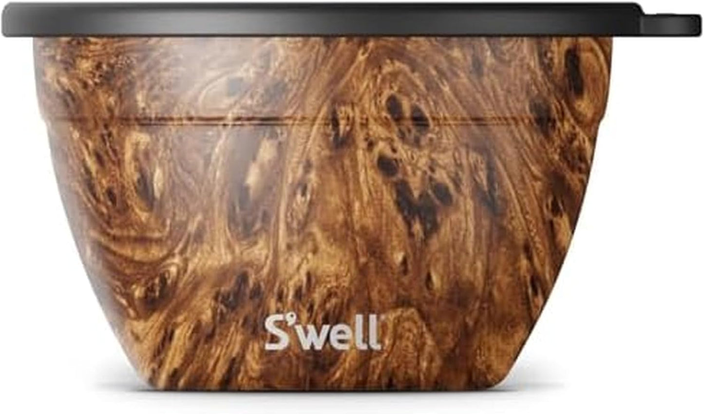 Swell Stainless Steel 64oz Salad Bowl Kit for Easy Meal Prep