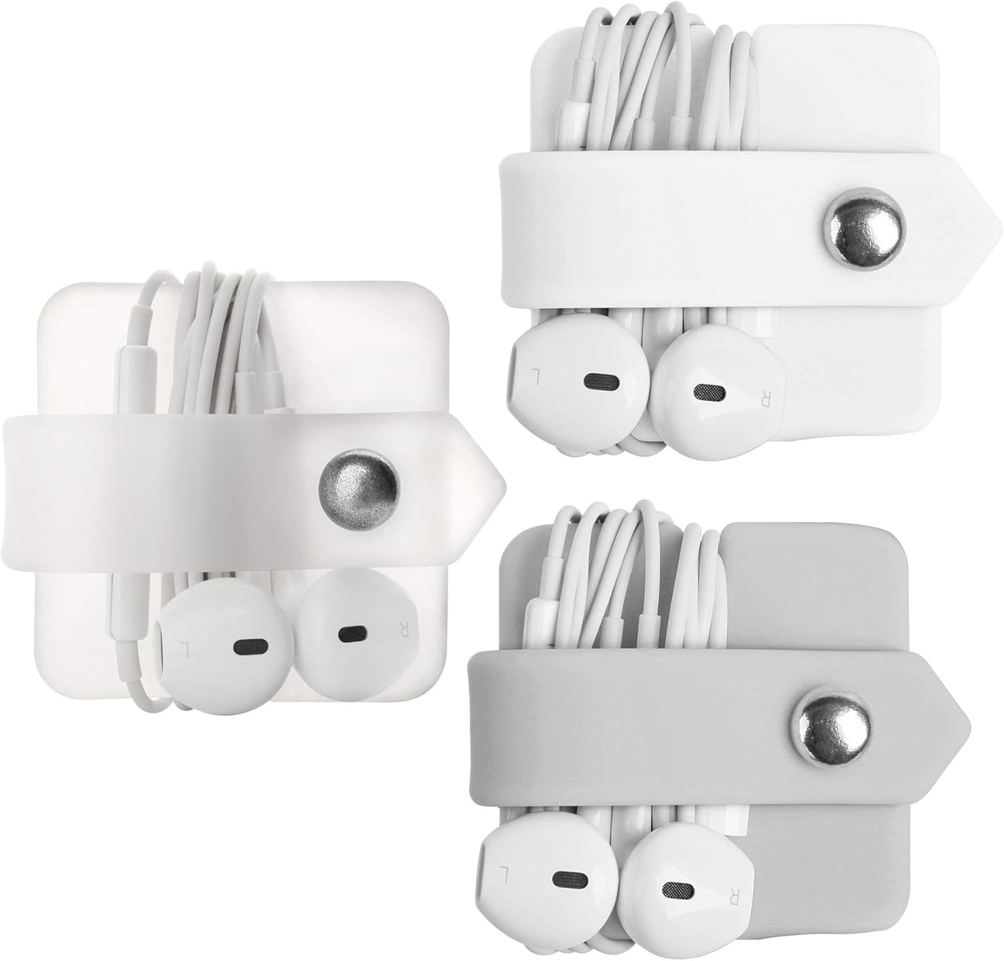 ELFRhino 3-Piece Silicone Cord Organizer Set