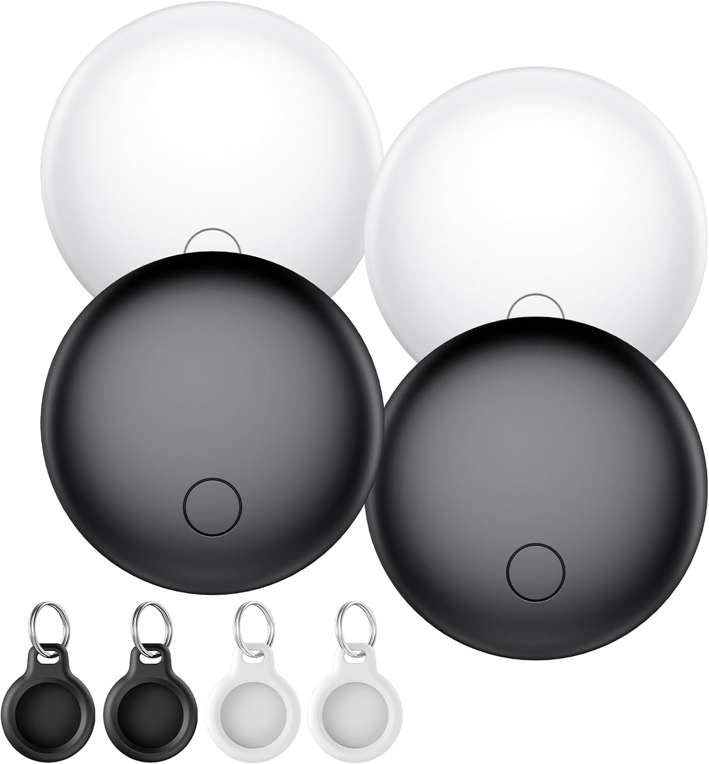 CASCHO Air Tags 4-Pack: iOS Key, Bag Tracker