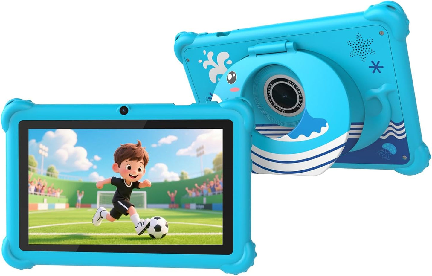 Kids Tablet 7 inch Android 12.0 with Parental Controls and Fun Design