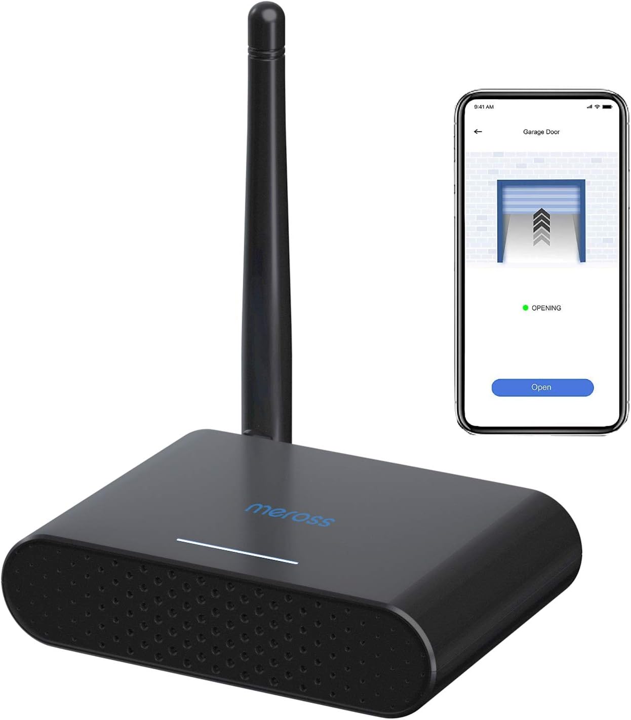 Smart Garage Door Opener Remote with External Antenna Features