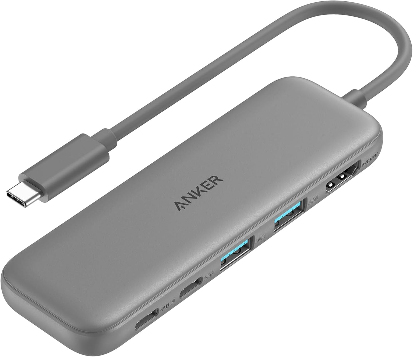 Anker 5-in-1 USB C Hub: 4K HDMI, Fast Data Ports