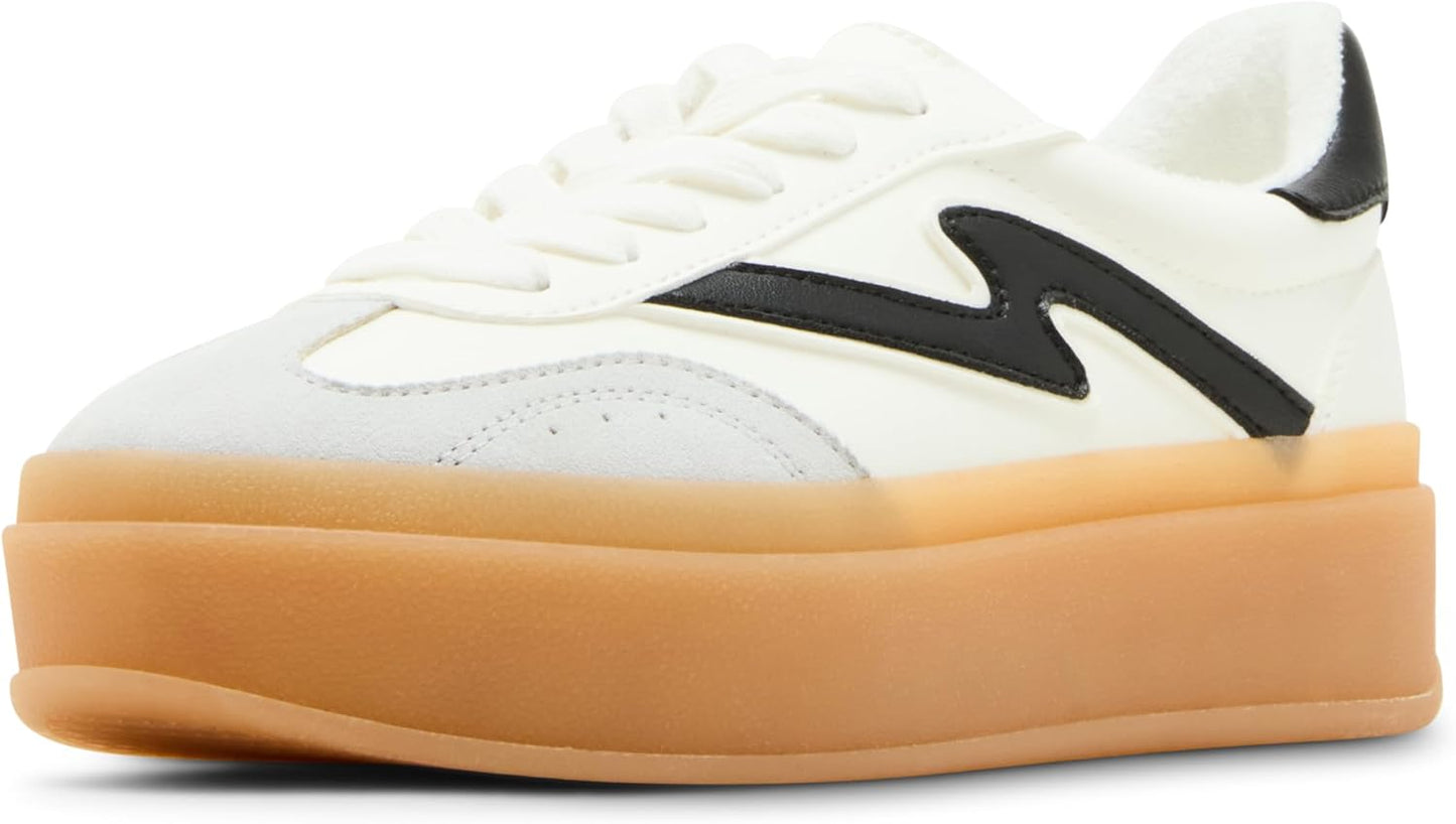 Madden Girl Womens Mightty Sneakers with Stylish Platform Heel